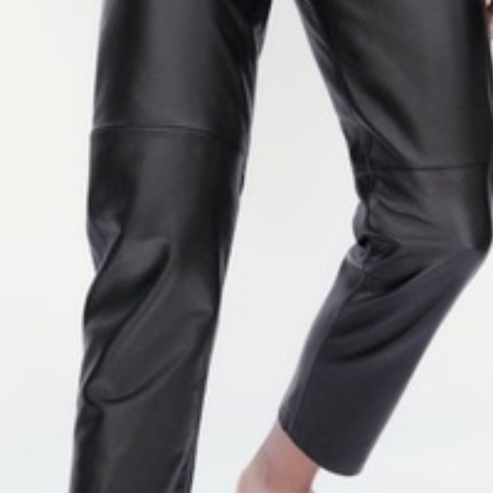 🔥🔥Real LEATHER PANTS ZARA LIMITED EDITION S🔥NWT